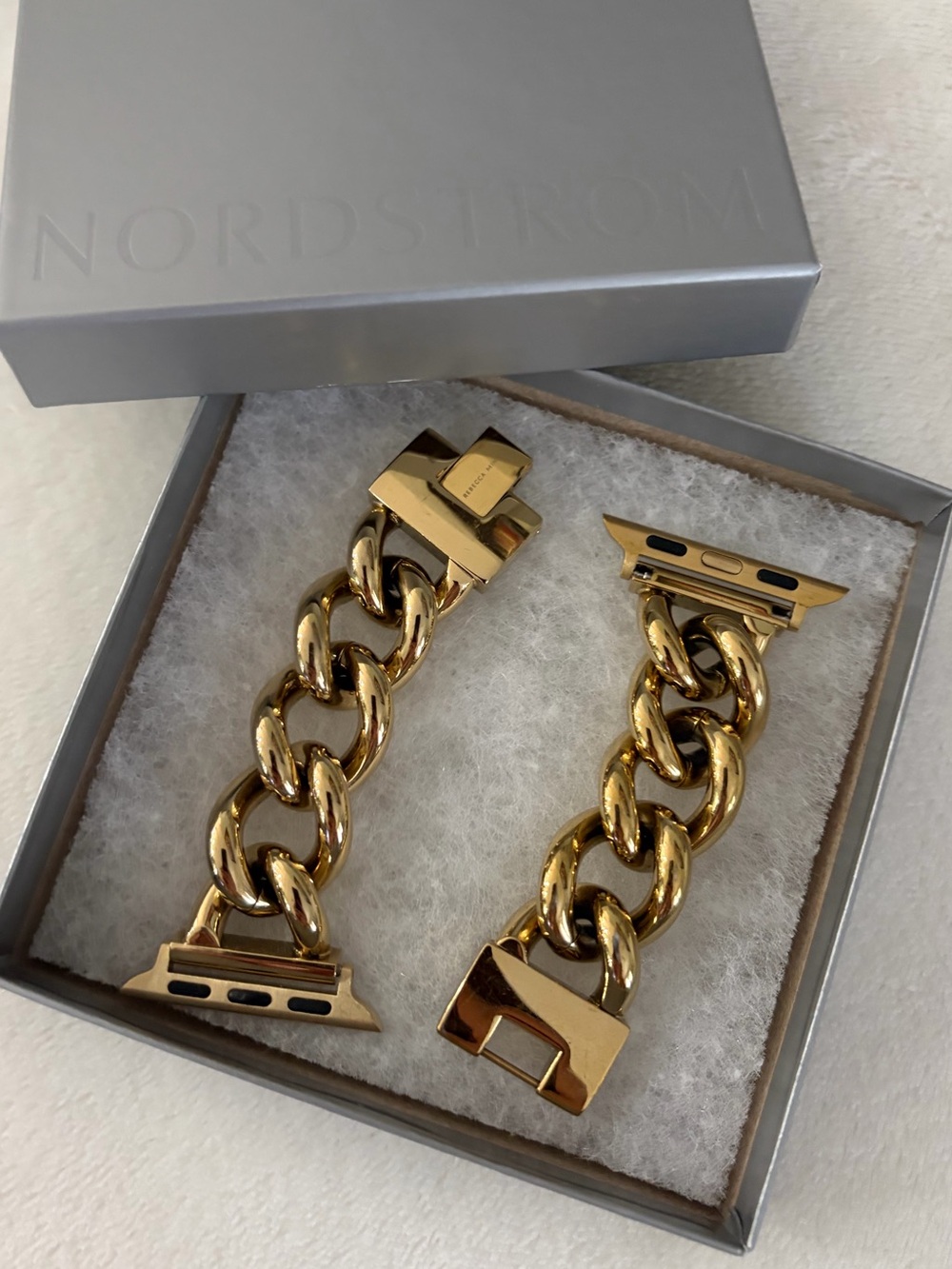 Rebecca Minkoff Gold Apple Watch Band